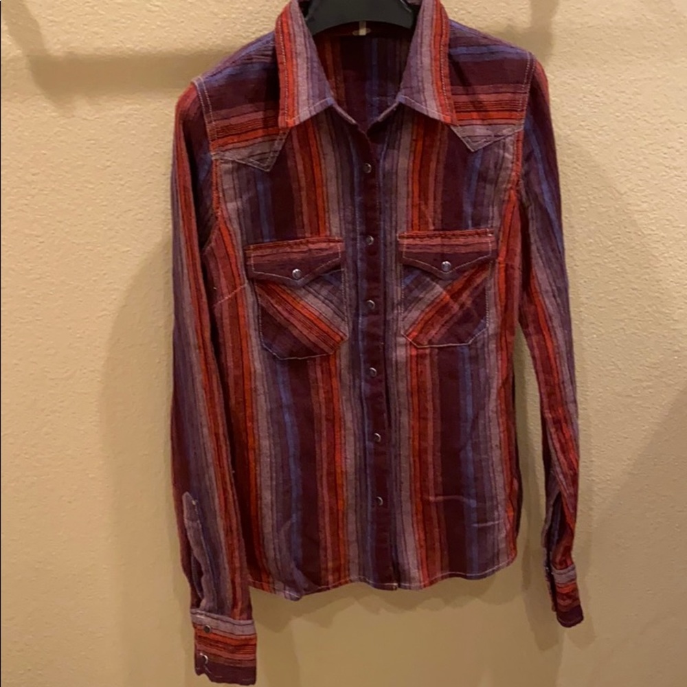 Free people button down shirt